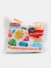 Влажные салфетки антибактериальные Smart Эконом, детские, 60 штук