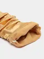 Багровый перчатки женские атласные