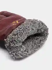 Багровый перчатки зимние, унисекс, размер XL