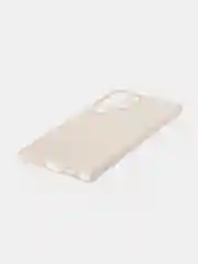Бежевый чехол для Samsung Galaxy S24/S24 Plus/S24 Ultra силиконовый BROSCORP матовый / прозрачный