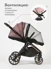 Черный коляска прогулочная для ребенка, складная, с сумкой