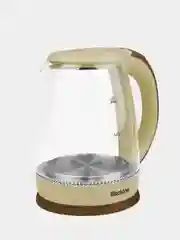 Бежевый чайник электрический с подсветкой Blackton Bt KT1800G, ОБЪЁМОМ 1.8л, АВТООТКЛЮЧЕНИЕ