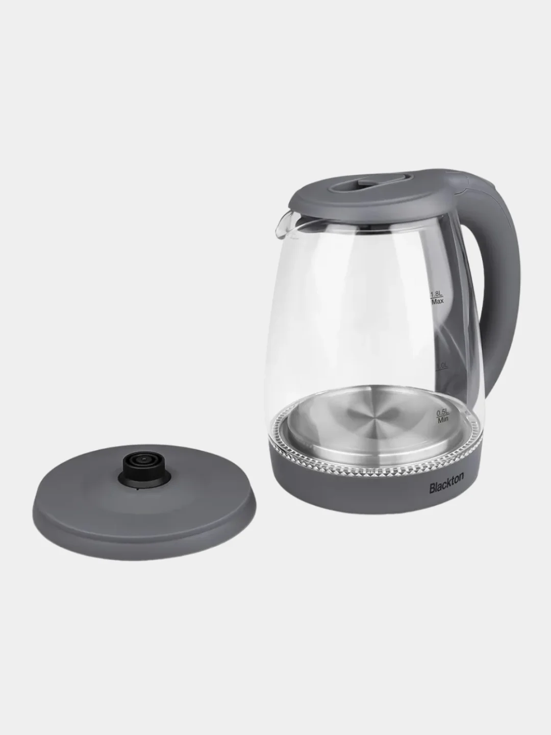Бежевый чайник электрический с подсветкой Blackton Bt KT1800G, ОБЪЁМОМ 1.8л, АВТООТКЛЮЧЕНИЕ