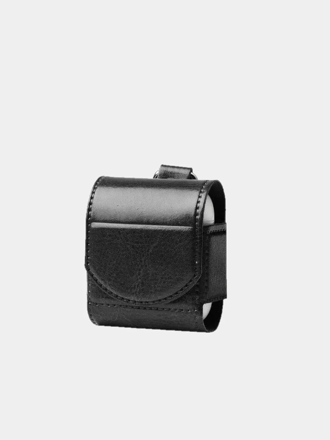Чехол из экокожи для AirPods 1 с карабином