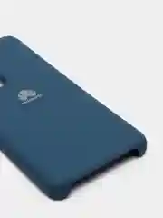 Синий меланж чехол Soft-touch для Honor 7A