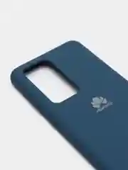 Синий меланж чехол Soft-touch для Honor 7A
