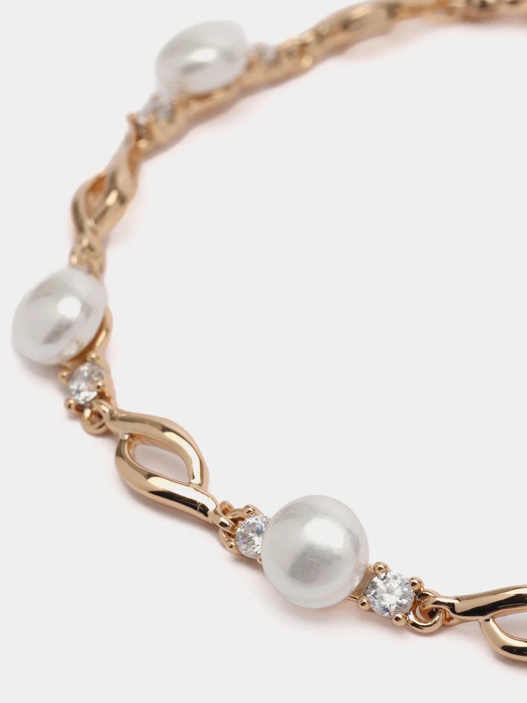 Золотой браслет позолоченный Xuping Jewelry, браслет с жемчугом