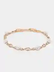 Золотой браслет позолоченный Xuping Jewelry, браслет с жемчугом