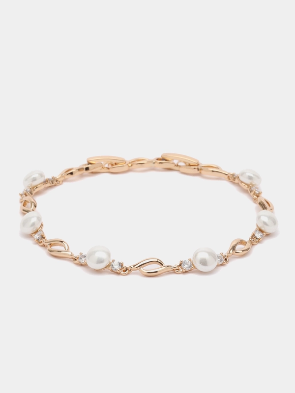 Браслет позолоченный Xuping Jewelry, браслет с жемчугом