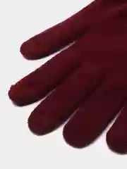 Бордовый перчатки сенсорные