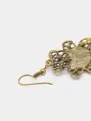 Коричневый серьги