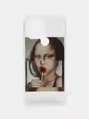 Багровый чехол для Xiaomi Redmi A1+/A2+/Poco C51 (Сяоми Редми А1 Плюс), с принтом
