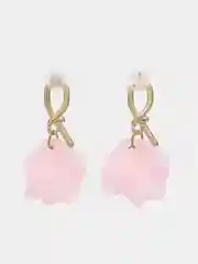 Серьги Розовые лепестки