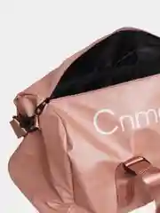 Пудровый женская спортивная сумка с отделом для обуви, унисекс / дорожная сумка для плавания