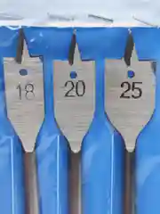 Набор сверл перьевых по дереву, набор 6 шт, (10, 12, 16, 18, 20, 25 мм)