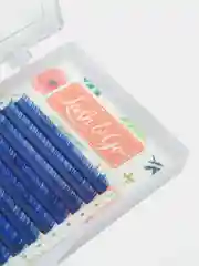 Синий черные ресницы Lash&Go, 16 линий