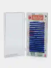 Синий черные ресницы Lash&Go, 16 линий