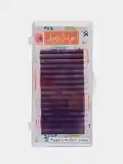 Фиолетовый черные ресницы Lash&Go, 16 линий