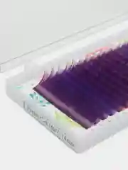 Фиолетовый черные ресницы Lash&Go, 16 линий