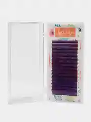 Фиолетовый черные ресницы Lash&Go, 16 линий