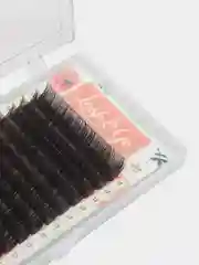 Шоколадный черные ресницы Lash&Go, 16 линий