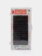 Шоколадный черные ресницы Lash&Go, 16 линий