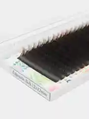Шоколадный черные ресницы Lash&Go, 16 линий