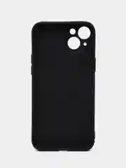 Угольный чехол для iPhone 15 Plus с принтом, с рисунком (Айфон 15 Плюс)