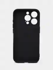 Угольный чехол для iPhone 15 Pro с принтом, с рисунком (Айфон 15 Про)