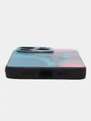 Фуксия чехол для iPhone 15 Pro с принтом, с рисунком (Айфон 15 Про)