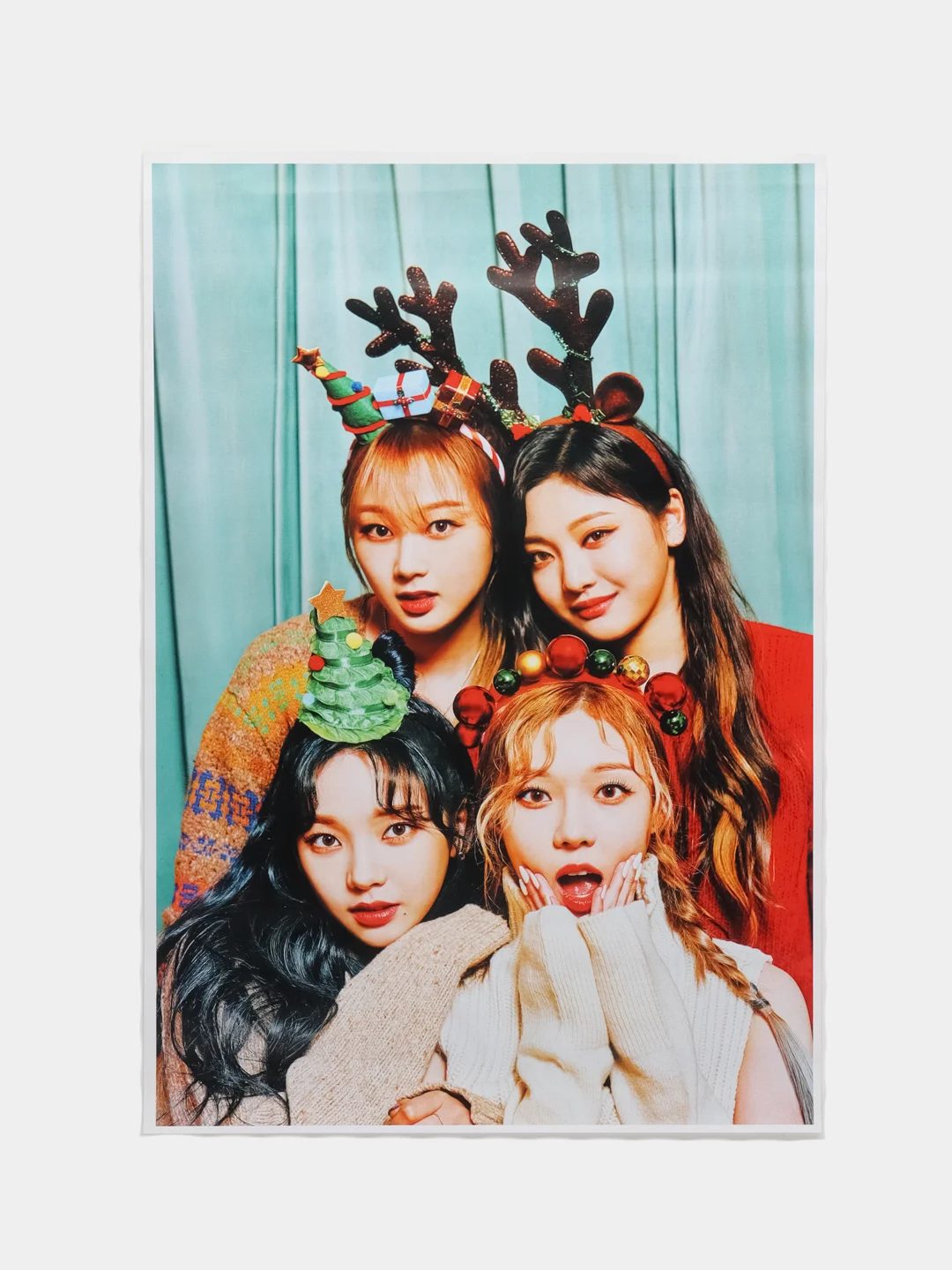 Мятный плакат кпоп TWICE, k-pop, Твайс, постер