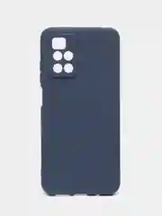 Синий чехол силиконовый Xiaomi Redmi 10 / Редми 10 матовый, цветной