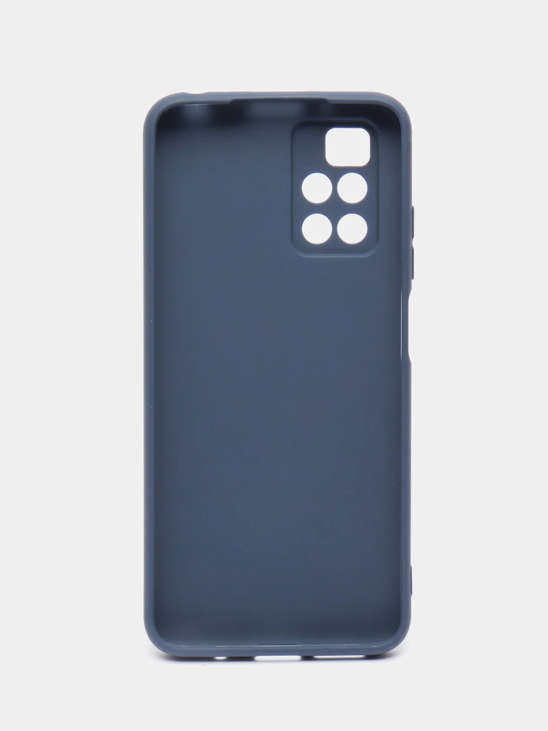 Синий чехол силиконовый Xiaomi Redmi 10 / Редми 10 матовый, цветной