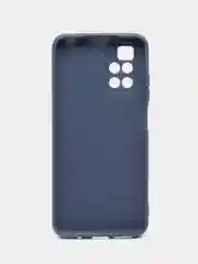 Синий чехол силиконовый Xiaomi Redmi 10 / Редми 10 матовый, цветной