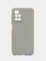 Серый чехол силиконовый Xiaomi Redmi 10 / Редми 10 матовый, цветной
