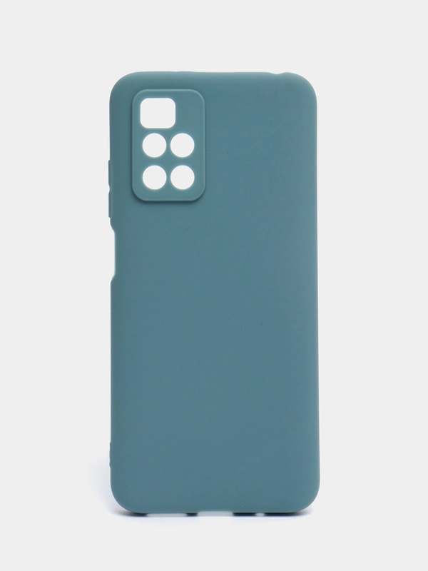 Чехол силиконовый Xiaomi Redmi 10 / Редми 10 матовый, цветной