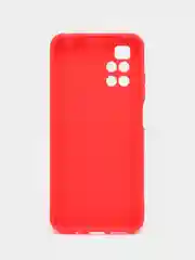 Красный чехол силиконовый Xiaomi Redmi 10 / Редми 10 матовый, цветной