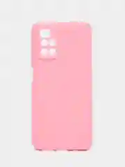 Розовый чехол силиконовый Xiaomi Redmi 10 / Редми 10 матовый, цветной