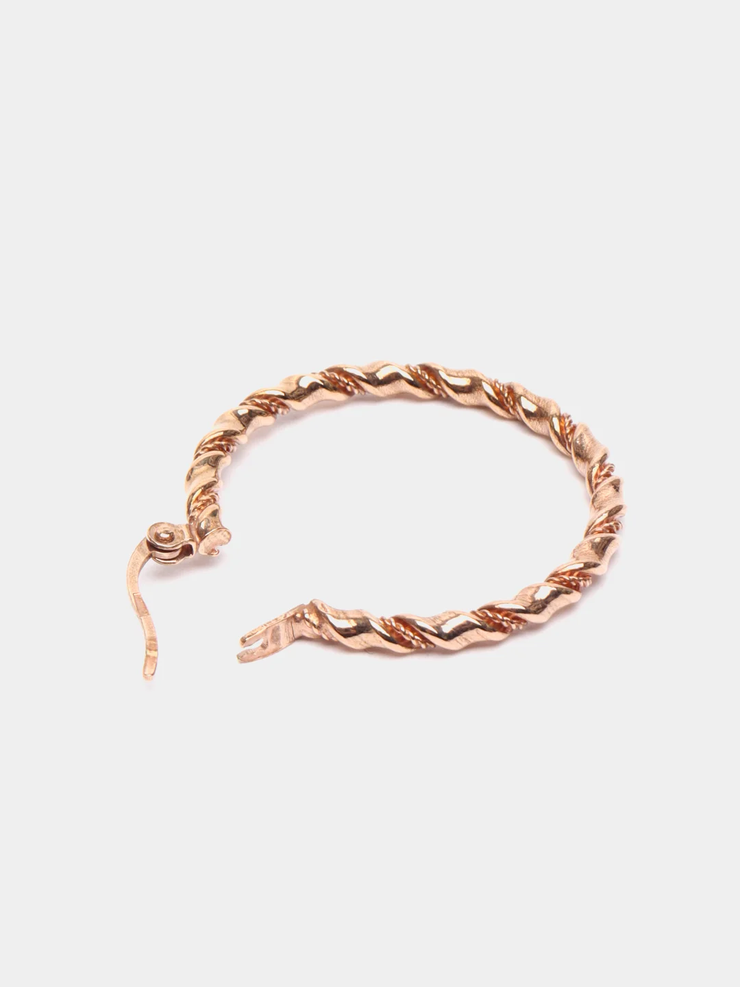 Серьги из латуни, с золочением, без вставок