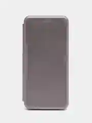 Серый чехол-книжка Xiaomi Redmi 10 (Сяоми Редми 10)