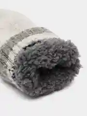 Серый варежки