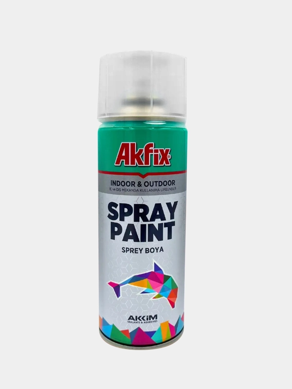 Акриловая аэрозольная краска Akfix Spray Paint, 400 мл,бронзовая с эффектом серебра