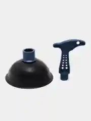 Черный вантуз для ванны и раковины