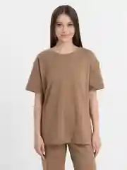 Горчичный спортивный костюм женский