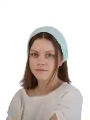 Бандана женская на резинке из муслина