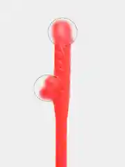 Красный трубочки коктейльные пластиковые "18+" в форме члена, для девичника, вечеринки, набор