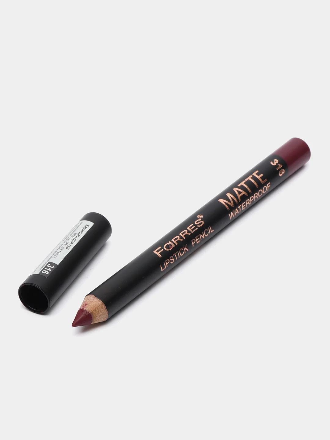 Карандаш для губ с матовым эффектом Farres Matte Waterproof, тон 316