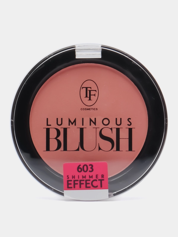 Пудровые румяна с шиммер эффектом Triumph Luminous Blush, тон 603 розовый персик