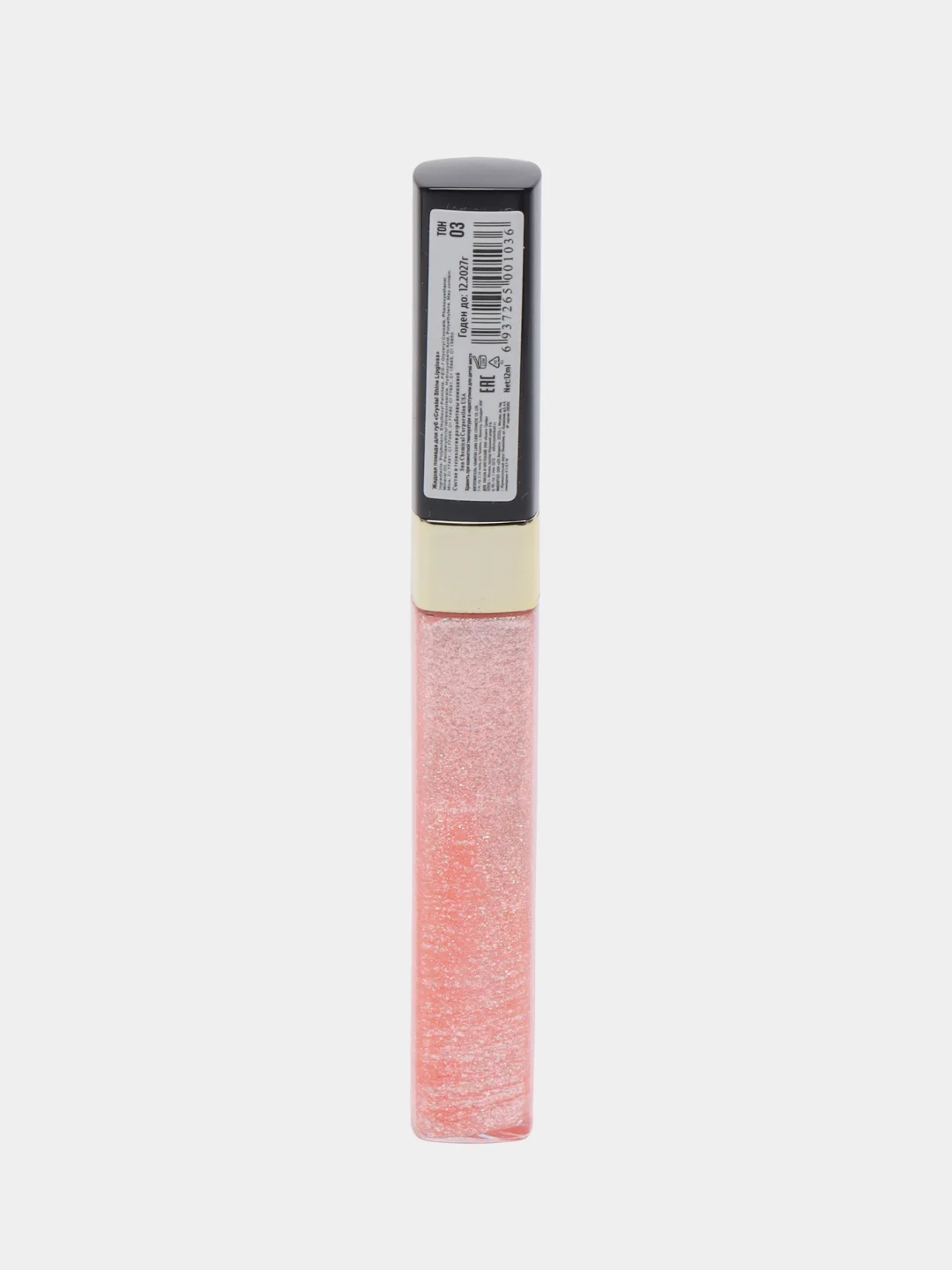 Жидкая помада-блеск для губ TF Crystal Shine Lipgloss, тон 03 розовое очарование