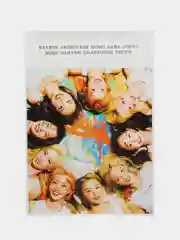Голубой плакат кпоп TWICE, k-pop, Твайс, постер